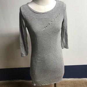 Lila Rose Distressed Dress